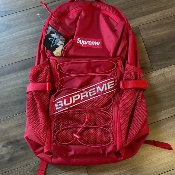 Supreme backpack ‘red’ brand new 100% Authentic with tags - Picture 1 of 7